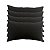 Capa De Almofada Retangular/Baguete - Linho Rústico Preto - Imagem 3