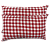 Capa De Almofada Retangular/Baguete - Xadrez Vermelho - Imagem 2
