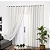 Cortina P/ Varão - 4,20 A x 5,60 L - Linho gaze Off white + Blackout 70% - Imagem 1