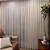 2 Cortina P/ Trilho - 2,55 A x 2,10 L - Linho gaze Off white + Blackout 100% - Imagem 1