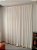 2 Cortina P/ Trilho - Linho gaze Off white + Blackout 100% - Imagem 1