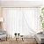 Cortina P/ Trilho - 2,16 A x 2,10 L - Linho gaze Off white + Blackout 100% - Imagem 1