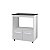 Balcão Gabinete Branco Elisa Para Cooktop e Forno 5 Bocas - Moblis Móveis - Imagem 2