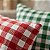 Kit 2 Capas De Almofada Decorativas P/ Natal - Xadrez Verde E Xadrez Vermelho - Imagem 2