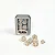 Kit de Dados: Pearl - White - Imagem 1