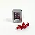 Kit de Dados: Clear - Red - Imagem 1