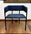 Cadeira U com Braço em Suede - Artesanal (Apartamento Decorado com Detalhe) - Imagem 1