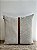 Almofada Listrada com Couro 50x50 - XX (Apartamento Decorado) - Imagem 2