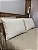 Almofada de Cama em Linho e Couro 65x45 - Artesanal (Apartamento Decorado) - Imagem 3