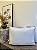 Almofada de Cama em Linho e Couro 65x45 - Artesanal (Apartamento Decorado) - Imagem 1