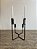 Candelabro em Ferro 4 Velas - Artesanal (Apartamento Decorado com Detalhe) - Imagem 3