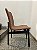 Cadeira em Madeira e Assento em Courvin - Artesanal (Apartamento Decorado com Detalhe) - Imagem 3