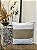 Almofada Decorativa Faixa Bege 50x50  - Breton (Apartamento Decorado) - Imagem 1