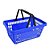 CESTO PARA MERCADO PLAST AZUL ROYAL - Imagem 1