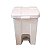 LIXEIRA C/PEDAL JSN 30LTS QUAD. BCO P30 - Imagem 1