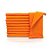 FLANELA LARANJA PEQUENA 28X48 COM 12 UNIDADES - Imagem 1