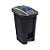 LIXEIRA C/ PEDAL/RODA TPA CLIC 120LT PTA - Imagem 1