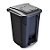 LIXEIRA C/ PEDAL/RODA TPA CLIC 60LT PTA - Imagem 1