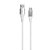 Cabo USB-C para USB Hard Cable em Poliéster Branco 1,2m - iWill - Imagem 2