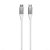 Cabo USB-C para USB-C Hard Cable em Poliéster Branco - iWill - Imagem 2