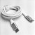 Cabo USB-C para USB-C Hard Cable em Poliéster Branco - iWill - Imagem 3