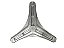 Eixo Tripe Suporte Cesto Lava E Seca LG Wd1403rd Wd1485a 4434er1008a Original - Imagem 3