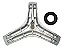 Eixo Tripe Lse11 Lse12 Lsi11 1a300200 + Kit Rolamentos - Imagem 3