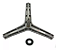 Eixo Tripé Para Lavadora Samsung Wf106 Ww10j6410 Ww10j44530 - Imagem 1
