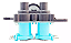 Válvula Solenoide Dupla 110v Lavadora Panasonic W2921-28801 - Imagem 3