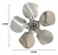 Micro Motor Ventilador 1/25 Hélice Alumínio Freezer Balcão - Imagem 5