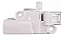 Trava Interruptor Da Porta Lava Seca Samsung Dc34-00025d - Imagem 1