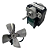 Micro Motor Ventilador Exaustor Cervejeira Metal Frio 1/100 110v - Imagem 2