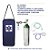 Kit Oxigênio Portátil 3 Litros Alumínio Com Bolsa Azul (Sem Carga)-(imagem ilustrativa cilindro pode ser na cor verde) - Imagem 3