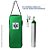 Kit Oxigênio Portátil 5 Litros Alumínio Com Bolsa Verde (Sem Carga) - Imagem 2