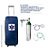 kit oxigênio portátil 3 litros com válvula click (0-15) - bolsa azul com rodinhas - Imagem 2