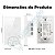 Interruptor Tuya 4 Teclas Branco SEM NEUTRO 4x2 Wi-fi RF433mhz - Imagem 6