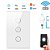 Interruptor Branco Touch Smart Home Wifi Para 1 Lâmpada Dimmer Tuya - Imagem 2