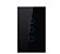 Interruptor Wi-fi Preto Tuya 3 Teclas Sem Neutro Espelho Sem Logo - Imagem 1