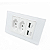 Tomada Dupla com Porta de Carregamento USB 4x2 - Imagem 3