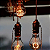 Pendente Vintage Retrô Deco Industrial C/ Interruptor Tipo Corrente - Imagem 3