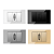 Campainha Conjunto Acabamento Premium Painel Em Vidro Tipo Ding Dong Alta Qualidade - Imagem 1