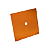 Placa com Furo Central Glass 4x4 Lumenx - Imagem 1