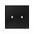 Placa Coaxial TV Duplo Espelho Glass 4x4 Lumenx - Imagem 2
