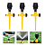 3 Irrigador Sprinkler Jardim Rotação Automática 360° Gramado - Imagem 1