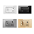 Tomada com Portas de Carregamento USB e Tipo C Acabamento Premium Vidro Temperado 4x2 - Imagem 1