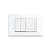 Interruptor 2 Teclas Com Dimmer Painel De Vidro 4x2 - Imagem 1