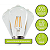Lâmpadas Led 6w St64 Retrô Vintage - Imagem 5