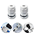 Kit 2 Conector Conexão Prensa Cabos PG7 M12 Nylon IP67 Vedado Caixa de Passagem Painéis Elétricos - Imagem 1