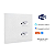 Interruptor Inteligente Wi-fi 1 Botão E 2 Tomadas 4x4 Lumenx - Imagem 2