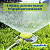 Irrigador Aspersor Giratório 8 Modos Jatos Luminolândia Gramado Jardim Rega Conector Engate Rápido - Imagem 3